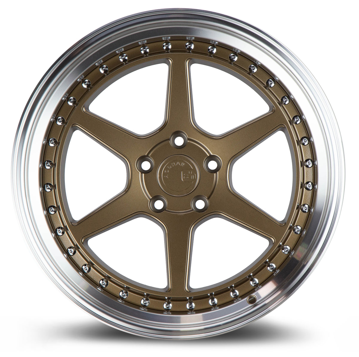 Aodhan DS09 Bronze w/Machined Lip 19x9.5 +22 5x114.3 73.1mm - Wheelwiz