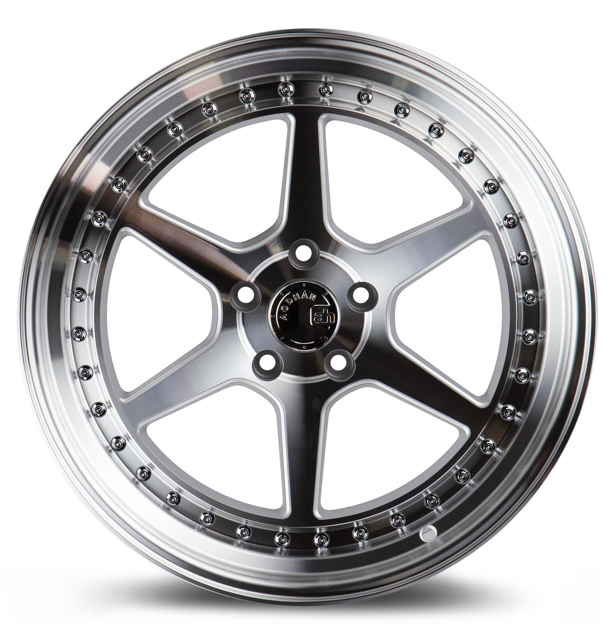 Aodhan DS09 Silver w/Machined Face 18x9.5 +30 5x114.3 73.1mm - Wheelwiz