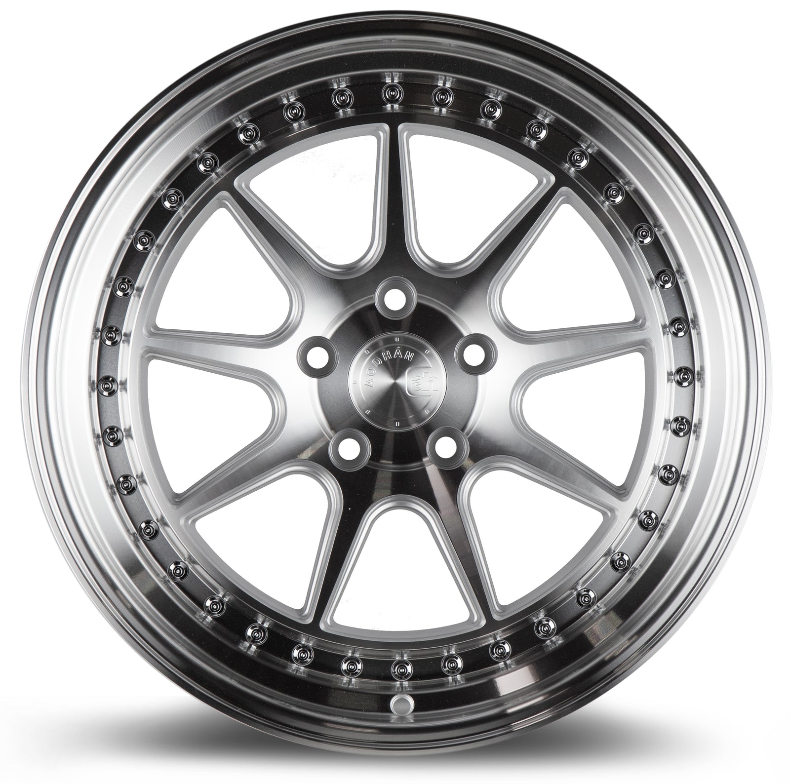 Aodhan DS-X Silver w/Machined Face 18x10.5 +22 5x114.3 73.1mm - Wheelwiz