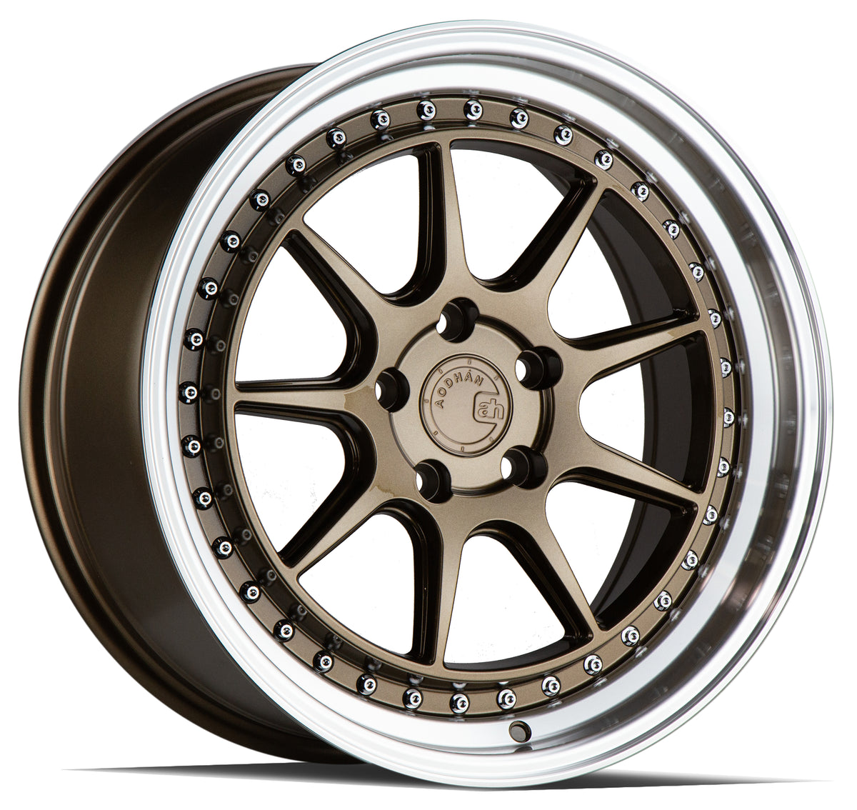 Aodhan DS-X Bronze w/Machined Lip 18x8.5 +35 5x114.3 73.1mm - Wheelwiz