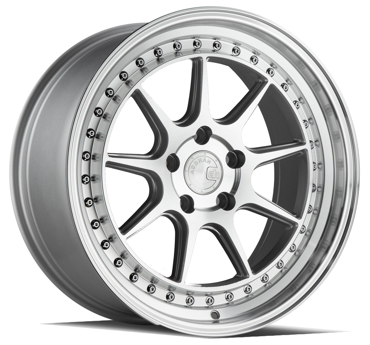 Aodhan DS-X Silver w/Machined Face 18x8.5 +35 5x114.3 73.1mm - Wheelwiz