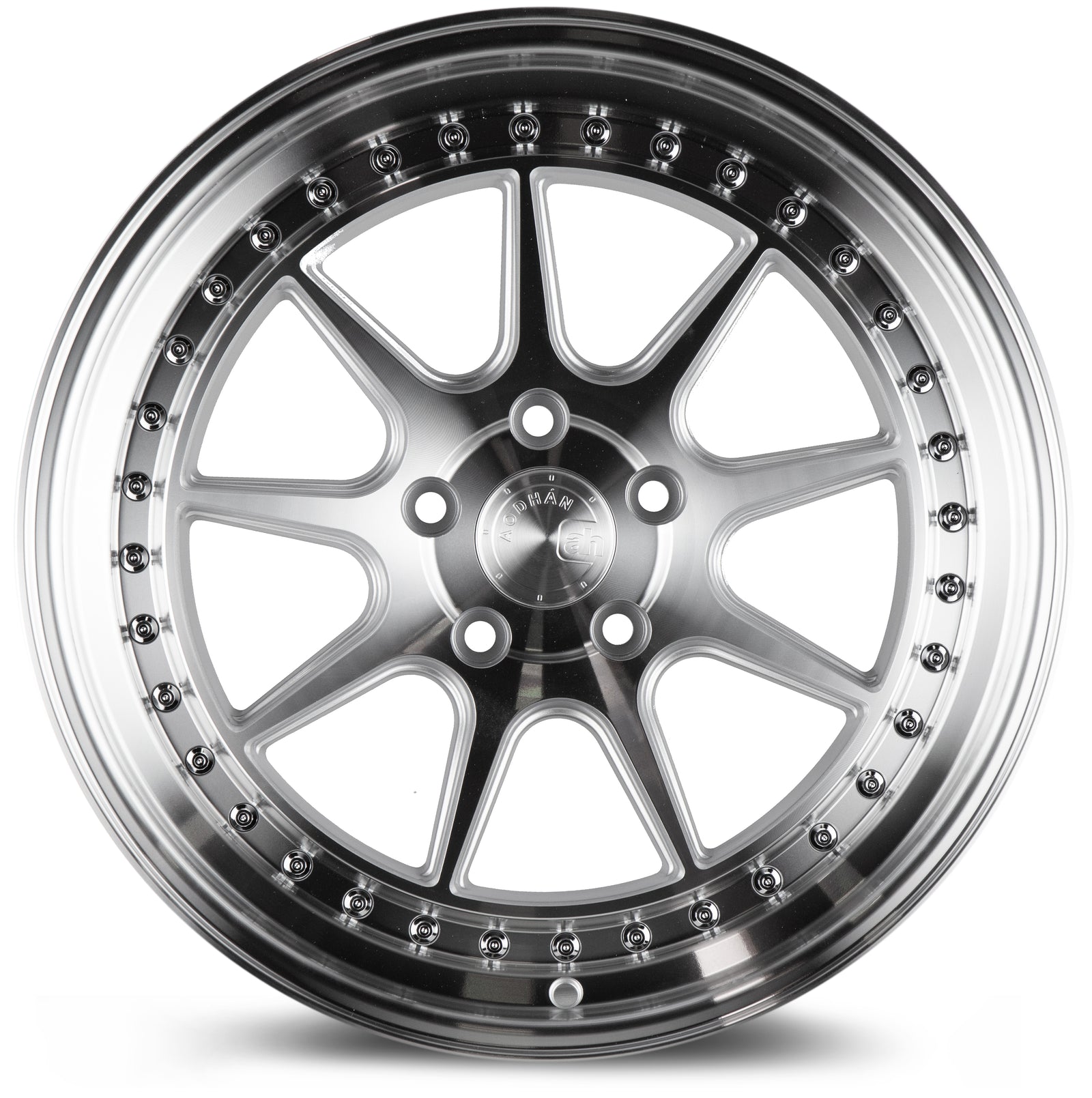 Aodhan DS-X Silver w/Machined Face 18x8.5 +35 5x114.3 73.1mm - Wheelwiz