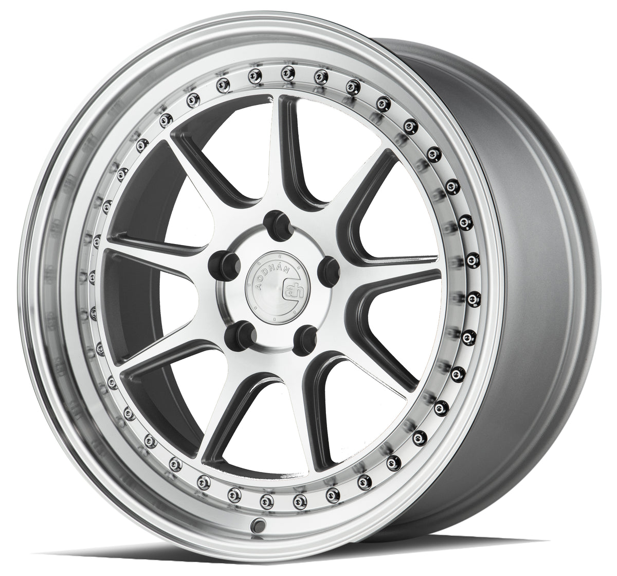 Aodhan DS-X Silver w/Machined Face 18x8.5 +35 5x114.3 73.1mm - Wheelwiz