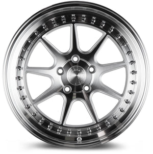 Aodhan DS-X Silver w/Machined Face 19x11 +22 5x114.3 73.1mm - Wheelwiz