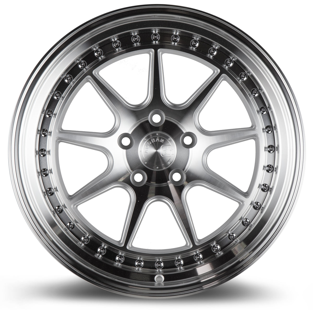 Aodhan DS-X Silver w/Machined Face 19x9.5 +30 5x114.3 73.1mm - Wheelwiz