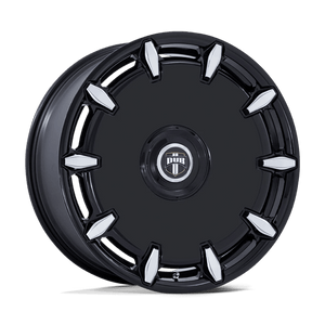 DUB DC271 CHEEF Gloss Black Milled 26x10 +15 5x127|5x139.7mm 78.1mm - Wheelwiz