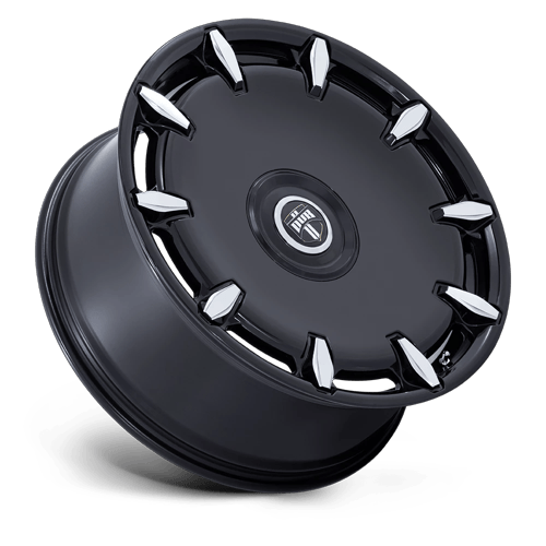 DUB DC271 CHEEF Gloss Black Milled 26x10 +15 5x127|5x139.7mm 78.1mm - Wheelwiz