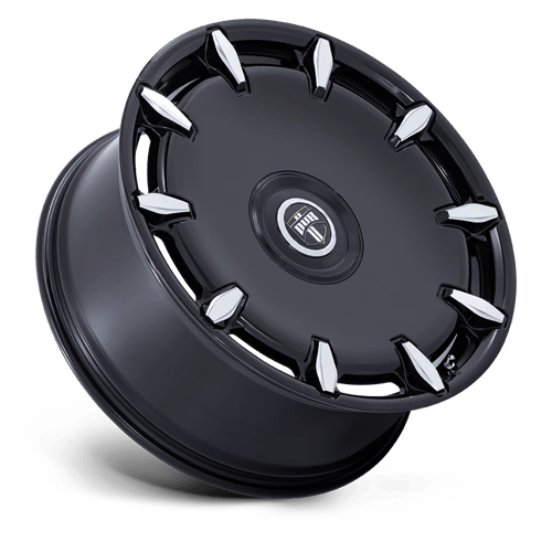 DUB DC271 CHEEF Gloss Black Milled 26x10 +30 6x135|6x139.7mm 106.1mm - Wheelwiz