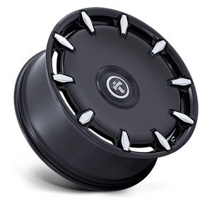 DUB DC271 CHEEF Gloss Black Milled 26x10 +30 6x135|6x139.7mm 106.1mm - Wheelwiz