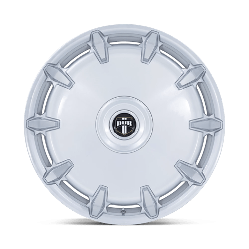 DUB DC271 CHEEF Silver Machined 24x10 +18 Custom 72.6mm - Wheelwiz