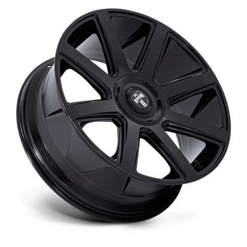 DUB DC273 PULL Gloss Black 24x9 +15 Custom 72.6mm - Wheelwiz