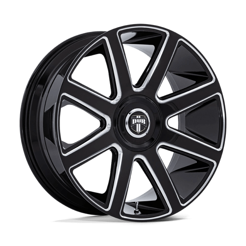 DUB DC273 PULL Gloss Black Milled 24x10 +15 5x115|5x120mm 74.1mm