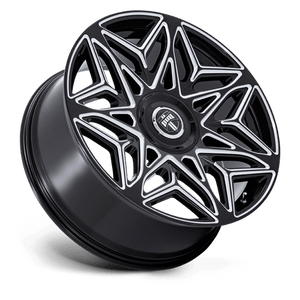 DUB DC274 ANOMALY Gloss Black Milled 24x9 +38 5x115|5x120mm 74.1mm