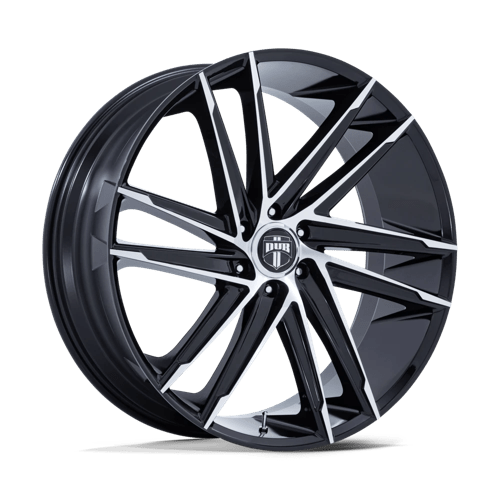 DUB DC275 BLAZE Gloss Black W/ Machined Face 24x10 +30 6x135mm 87.1mm - Wheelwiz