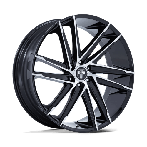 DUB DC275 BLAZE Gloss Black W/ Machined Face 24x10 +30 6x135mm 87.1mm