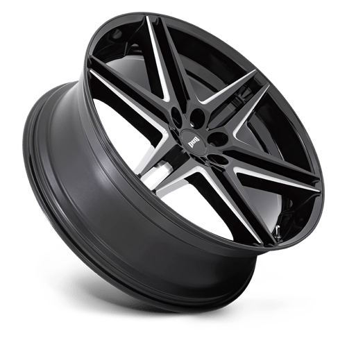 DUB S267 DIRTY DOG Glossy Black Milled 26x10 +25 6x139.7mm 106.1mm - Wheelwiz