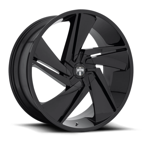 DUB S247 FADE Gloss Black 24x10 +30 Custom 100.3mm - Wheelwiz