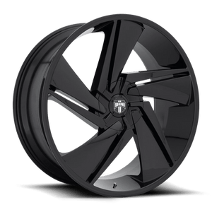 DUB S247 FADE Gloss Black 24x10 +30 6x135|6x139.7mm 87.1mm - WheelWiz