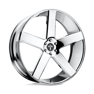 DUB S115 BALLER Chrome Plated 30x10 +13 5x120mm 72.6mm - Wheelwiz