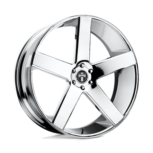 DUB S115 BALLER Chrome Plated 24x10 +20 5x127mm 78.1mm - WheelWiz