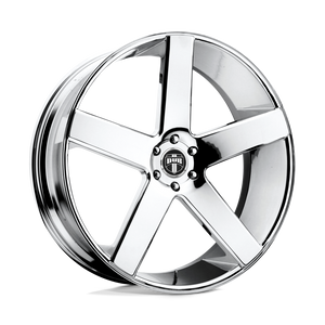 DUB S115 BALLER Chrome Plated 26x9 +15 5x115mm 71.5mm - WheelWiz