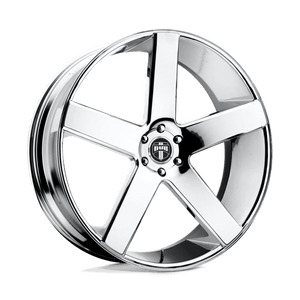 DUB S115 BALLER Chrome Plated 22x9 +25 5x120mm 72.6mm - Wheelwiz