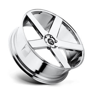 DUB S115 BALLER Chrome Plated 24x10 +20 5x115mm 71.5mm - Wheelwiz