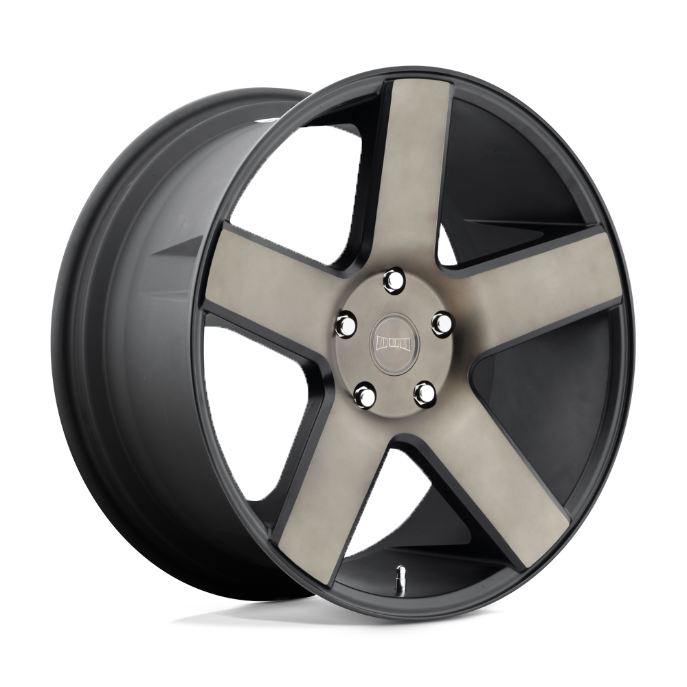 DUB S116 BALLER Matte Black Double Dark Tint 22x9.5 +15 6x139.7mm 106.1mm - WheelWiz