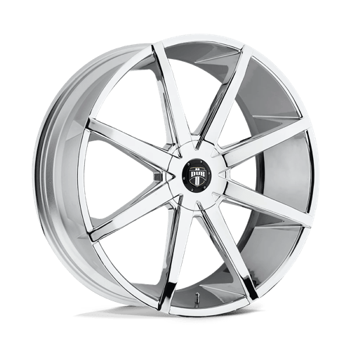 DUB S201 PUSH Chrome Plated 22x9.5 +30 6x135|6x139.7mm 87.1mm - WheelWiz