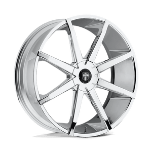 DUB S201 PUSH Chrome Plated 22x9.5 +30 6x135|6x139.7mm 87.1mm - WheelWiz