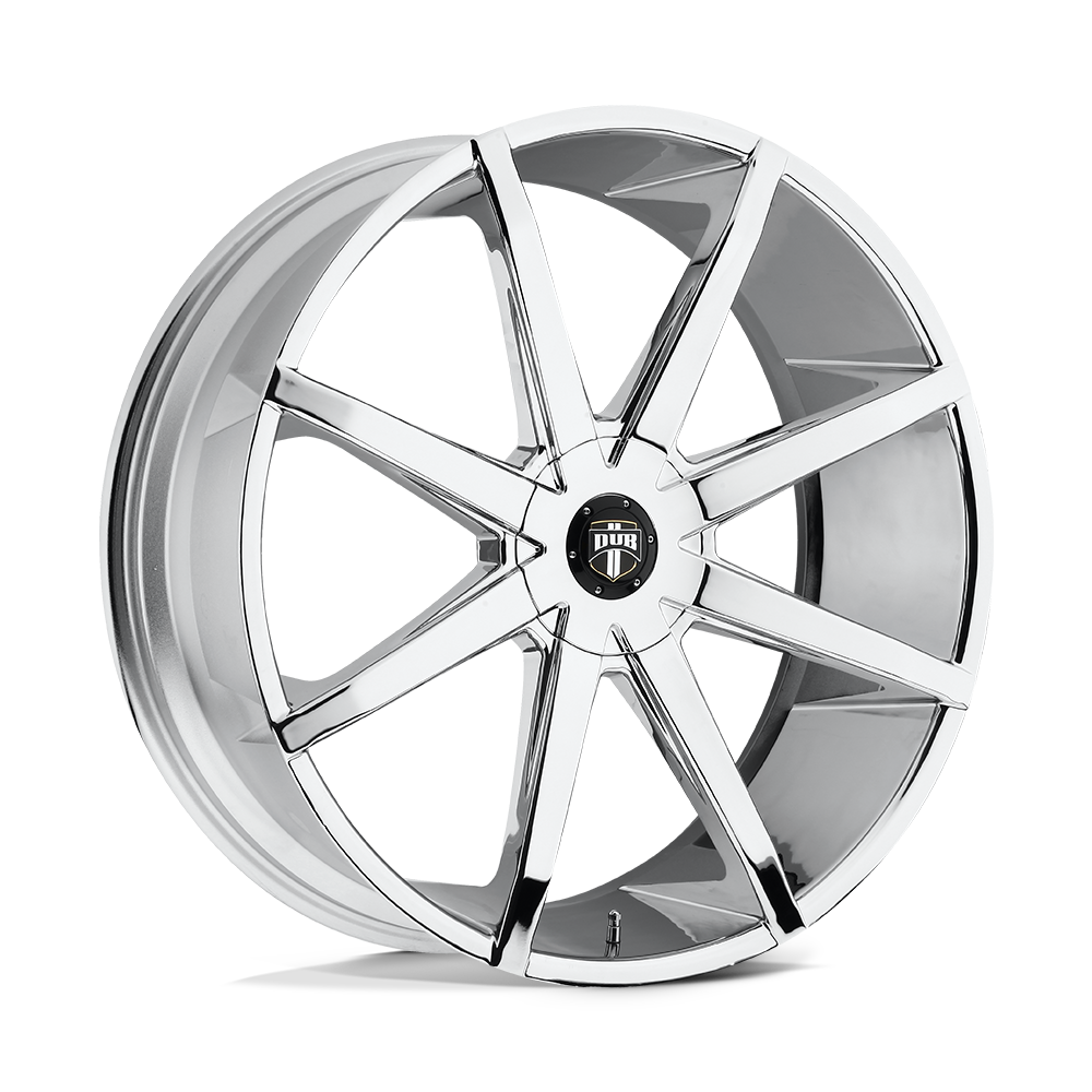 DUB S201 PUSH Chrome Plated 22x9.5 +30 6x135|6x139.7mm 87.1mm - WheelWiz