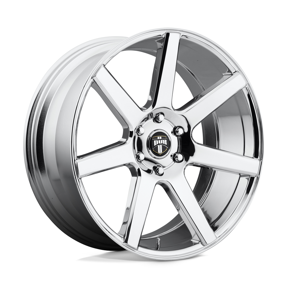 DUB S126 FUTURE Chrome Plated 22x9.5 +30 6x139.7mm 78.1mm - WheelWiz