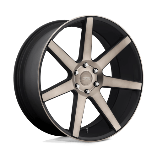 DUB S127 FUTURE Matte Black Double Dark Tint 24x10 +30 6x139.7mm 78.1mm - WheelWiz