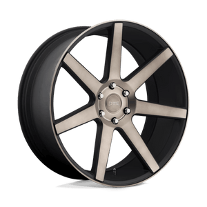 DUB S127 FUTURE Matte Black Double Dark Tint 24x10 +30 6x139.7mm 78.1mm - WheelWiz