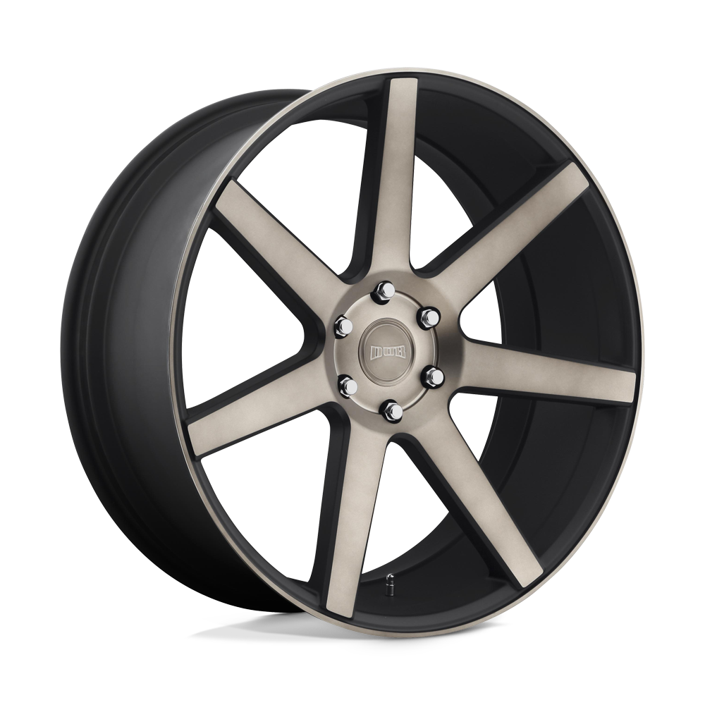 DUB S127 FUTURE Matte Black Double Dark Tint 24x10 +30 6x139.7mm 78.1mm - WheelWiz