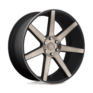 DUB S127 FUTURE Matte Black Double Dark Tint 24x10 +30 6x135mm 87.1mm - Wheelwiz