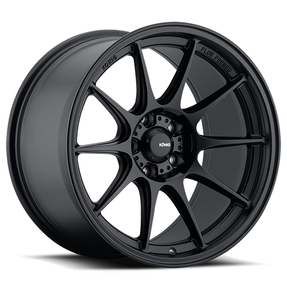 Konig Dekagram Semi Matte Black 17x9 +25 5x114.3mm 73.1mm - Wheelwiz