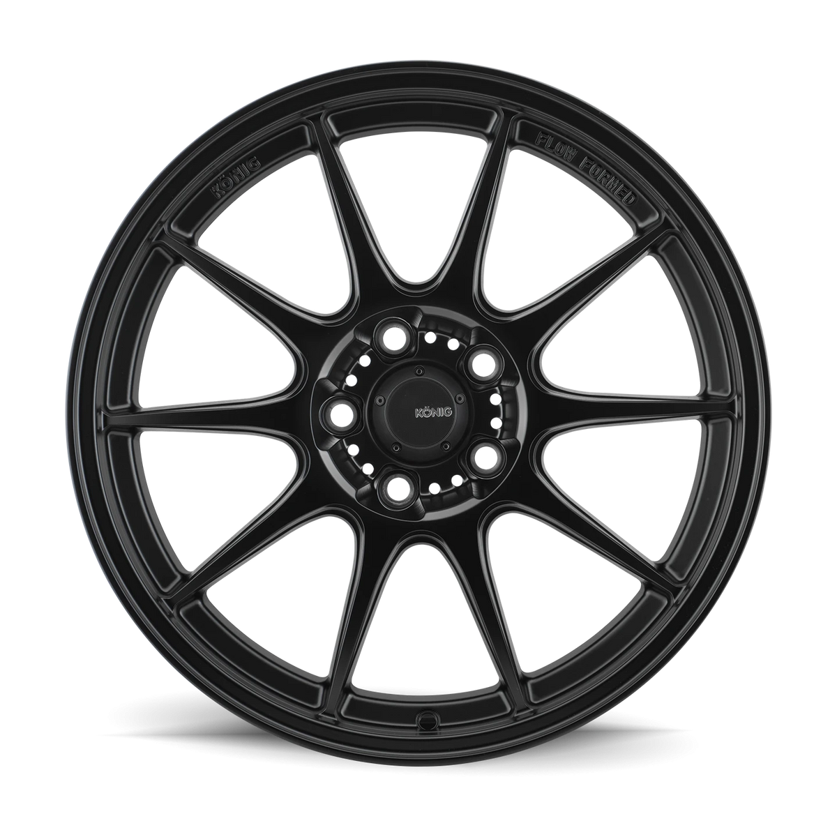 Konig Dekagram Semi Matte Black 17x9 +25 5x114.3mm 73.1mm - Wheelwiz