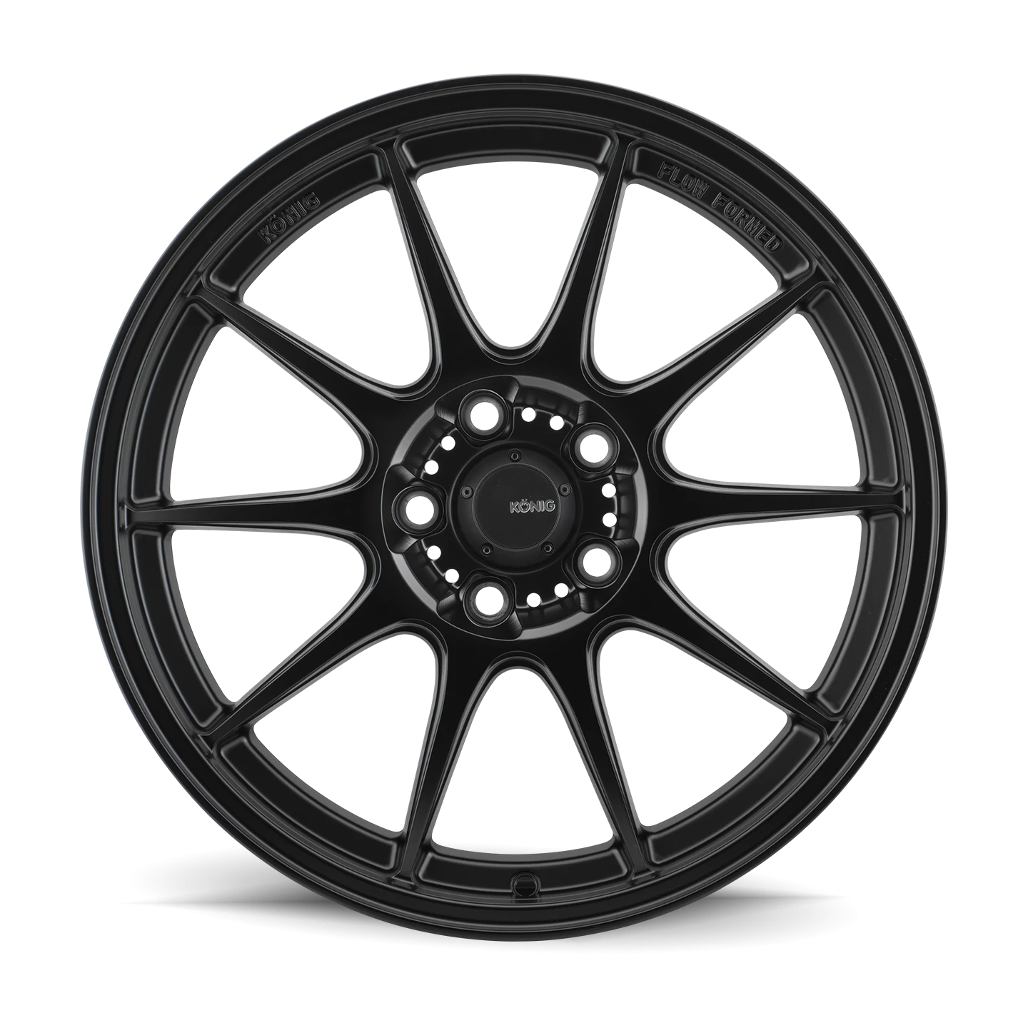 Konig Dekagram Semi Matte Black 17x9 +25 5x114.3mm 73.1mm - Wheelwiz