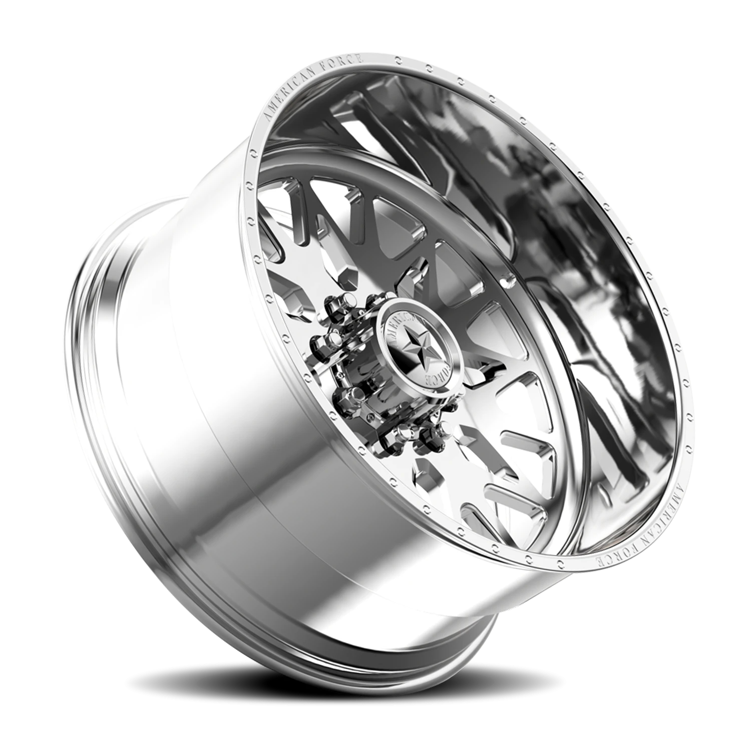 American Force N05 Deny SS Polished 22x16 -101 5x127mm 71.5mm - Wheelwiz