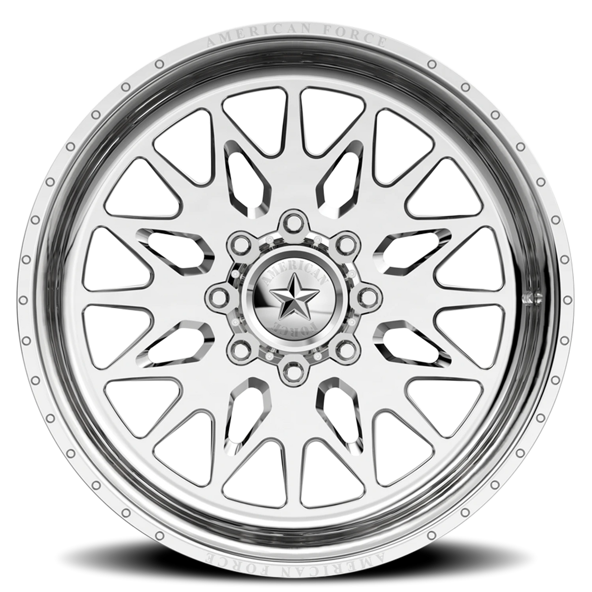 American Force N05 Deny SS Polished 24x12 -40 5x139.7mm 108mm - Wheelwiz