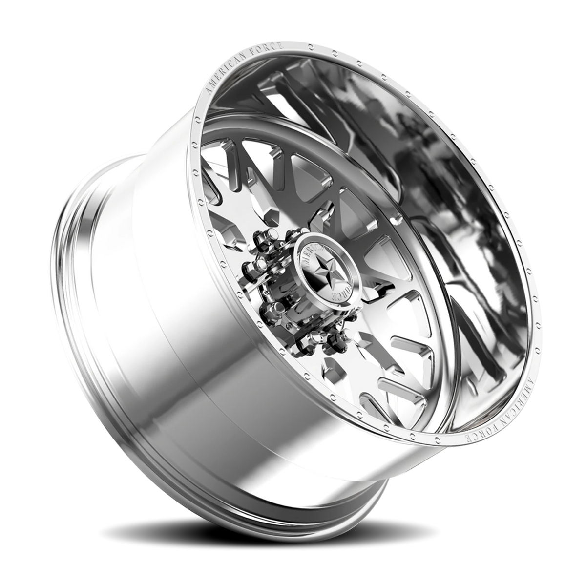 American Force N05 Deny SS Polished 20x9 0 8x180mm 124mm - Wheelwiz