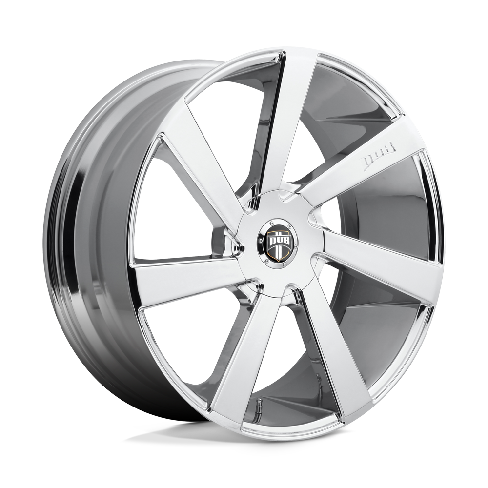DUB S132 DIRECTA Chrome Plated 20x8.5 +30 6x135|6x139.7mm 87.1mm - WheelWiz