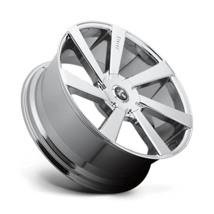 DUB S132 DIRECTA Chrome Plated 24x10 +33 Custom 72.6mm - Wheelwiz