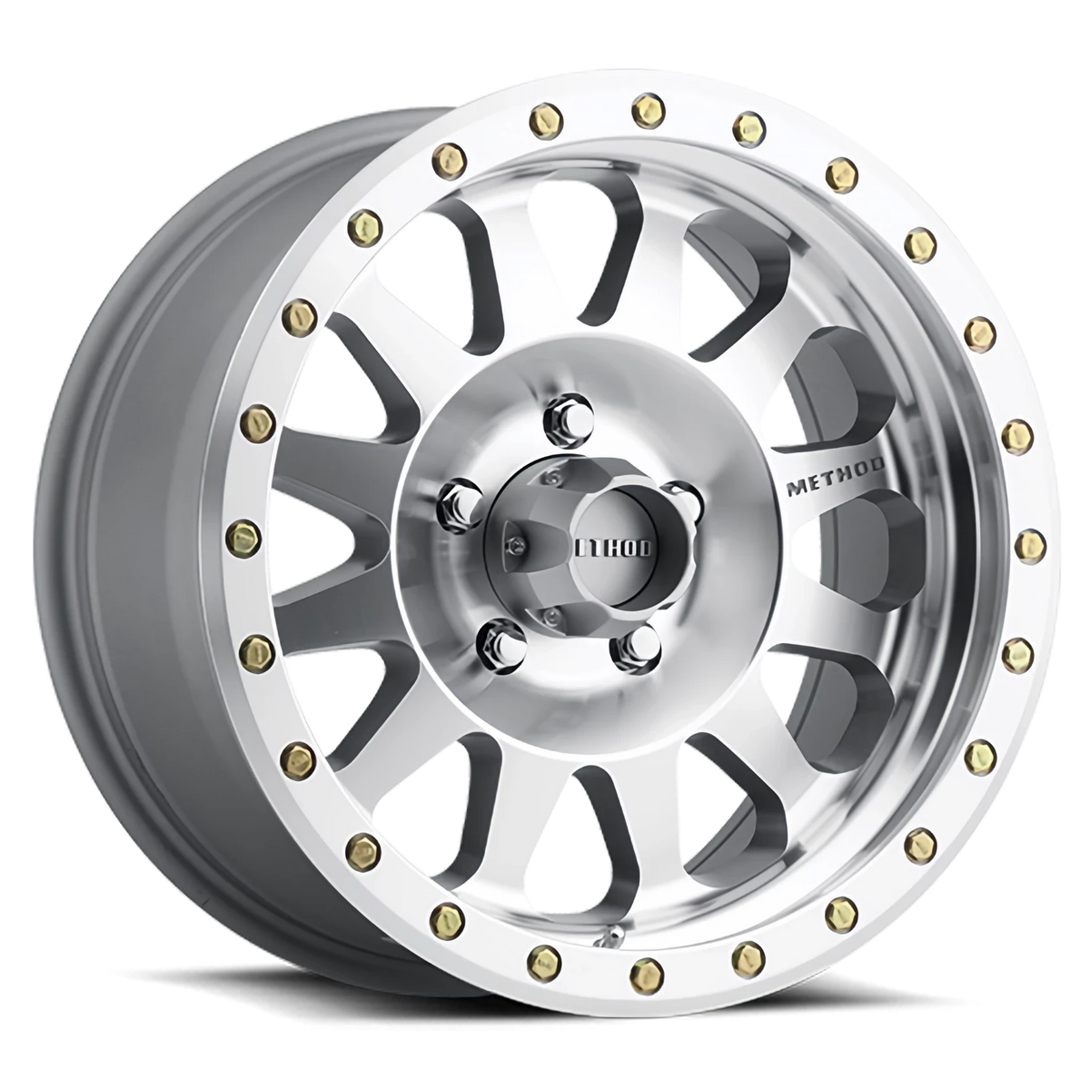 Method Race Wheels Double Standard MR304 Machined W/ Clear Coat 17x8.5 0 5x127mm 94mm