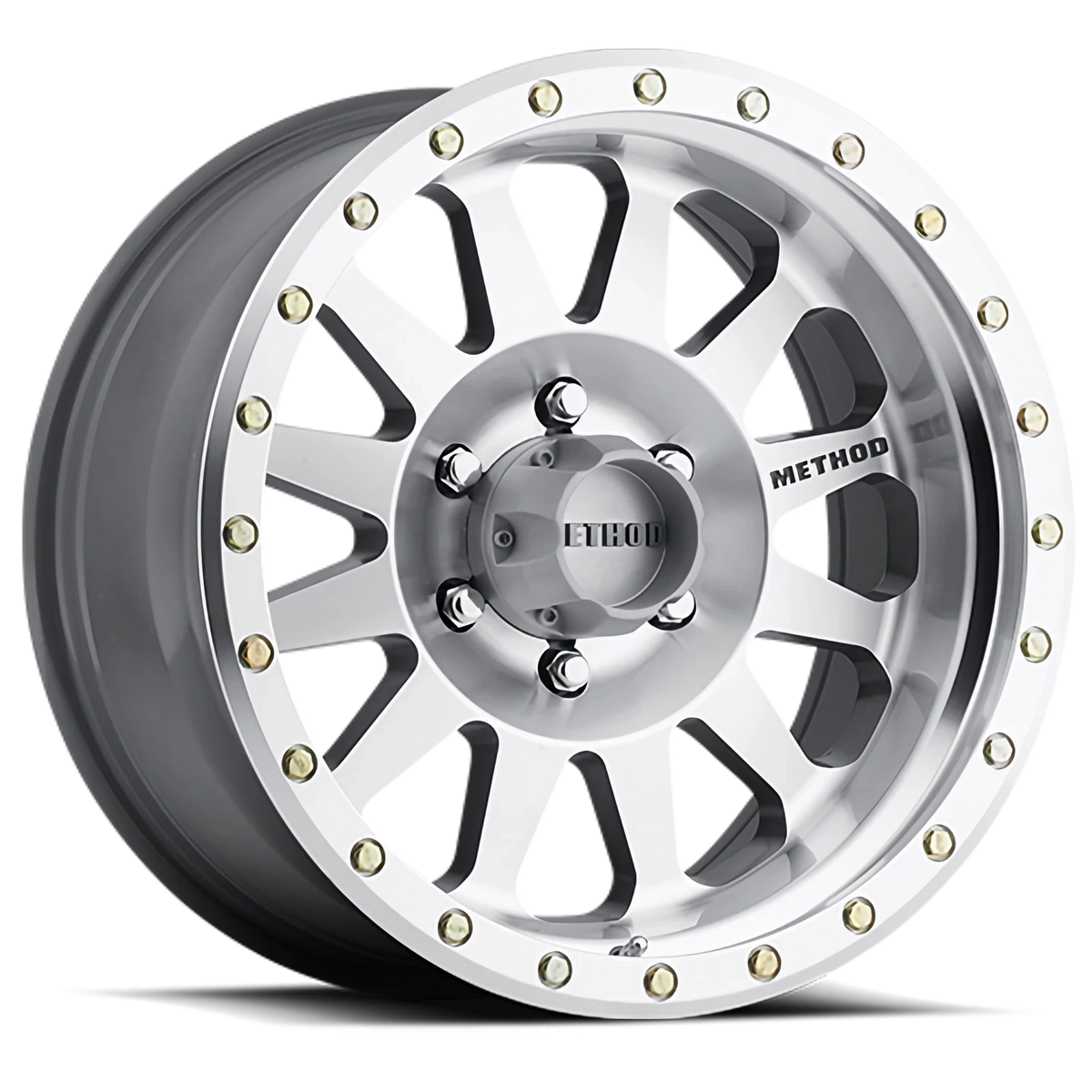 Method Race Wheels Double Standard MR304 Machined W/ Clear Coat 17x8.5 0 6x135mm 94mm