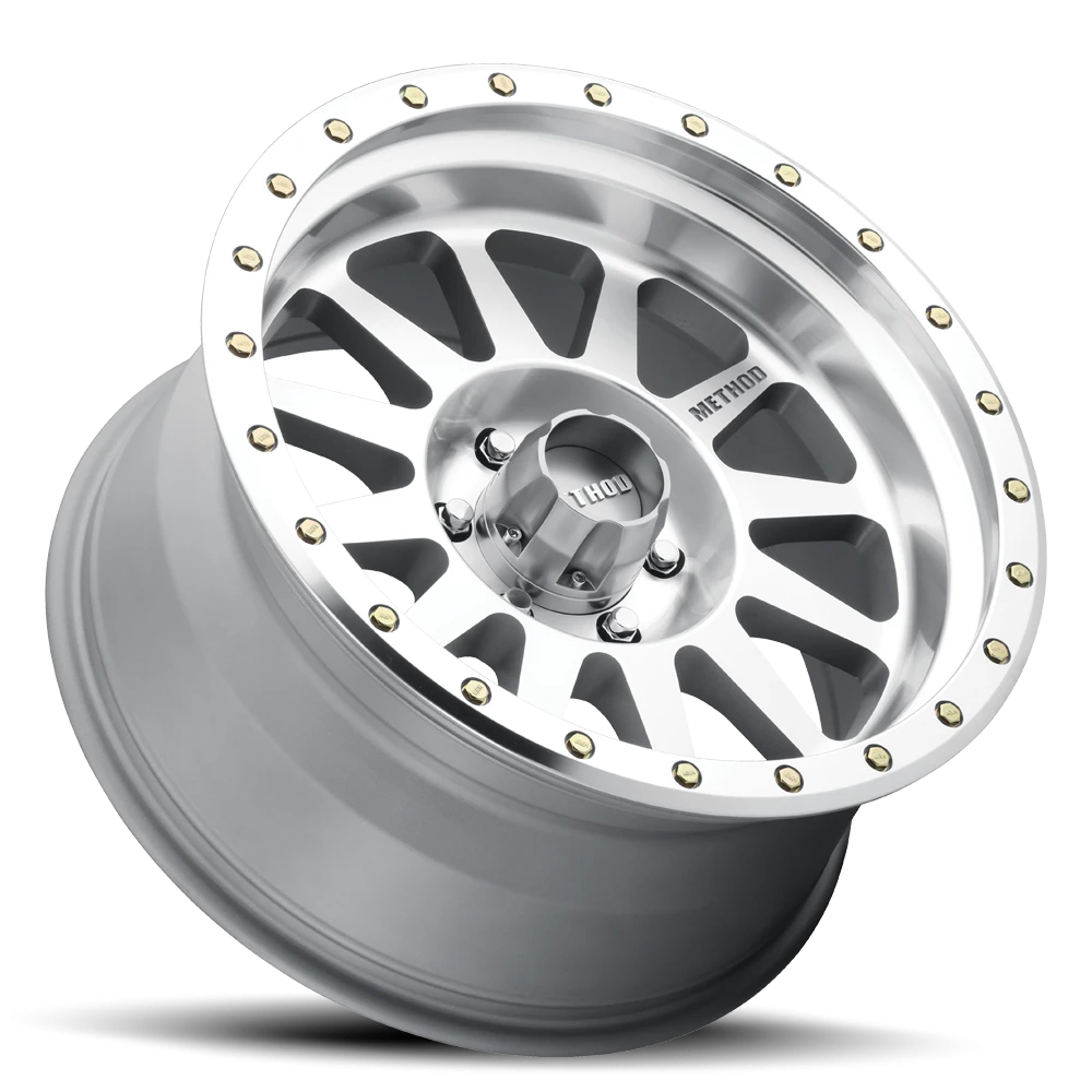 Method Race Wheels Double Standard MR304 Machined W/ Clear Coat 16x8 0 6x139.7mm 108mm