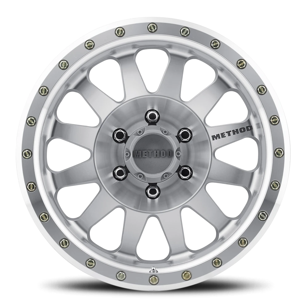 Method Race Wheels Double Standard MR304 Machined W/ Clear Coat 17x8.5 0 6x139.7mm 108mm