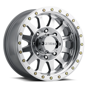 Method Race Wheels Double Standard MR304 Machined W/ Clear Coat 17x8.5 0 8x170mm 130.81mm