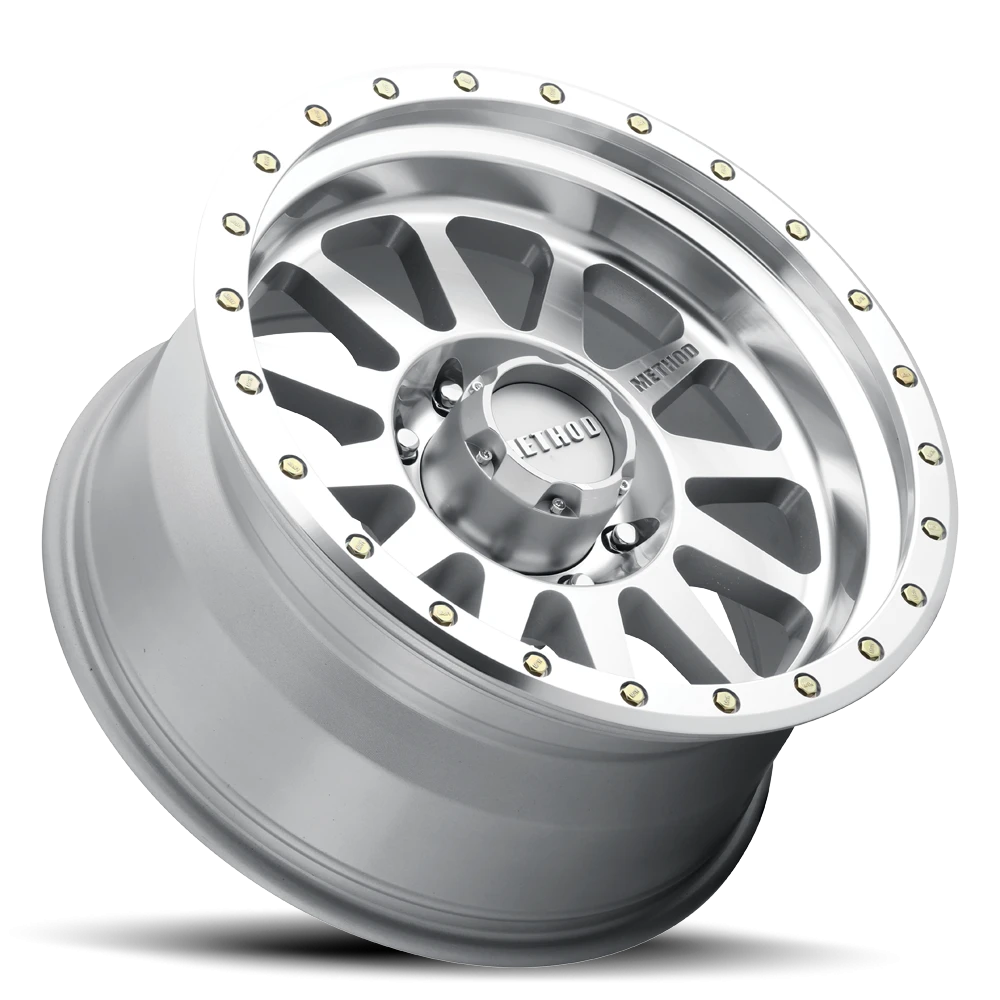 Method Race Wheels Double Standard MR304 Machined W/ Clear Coat 20x10 -18 8x165.1mm 130.81mm